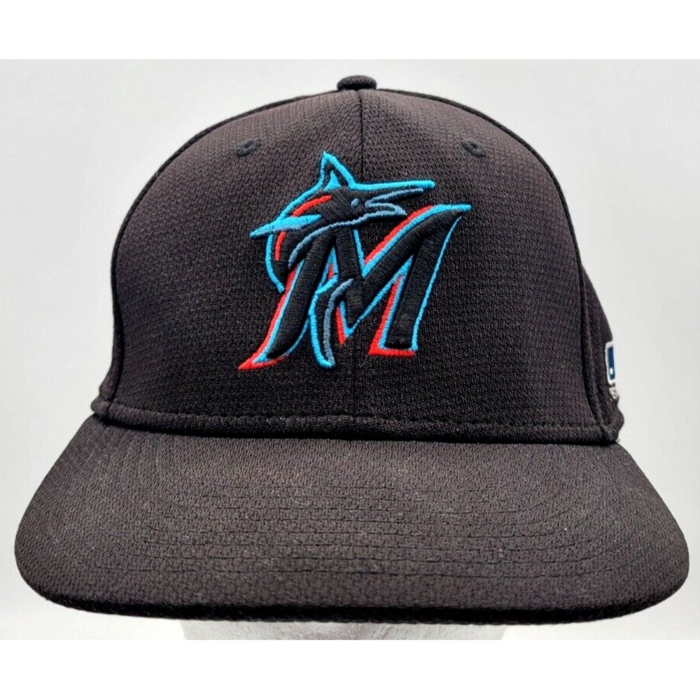 FLORIDA MARLINS HAT CAP STRAPBACK OC SPORTS ONE SIZE FITS MOST BLACK‎ BLUE RED